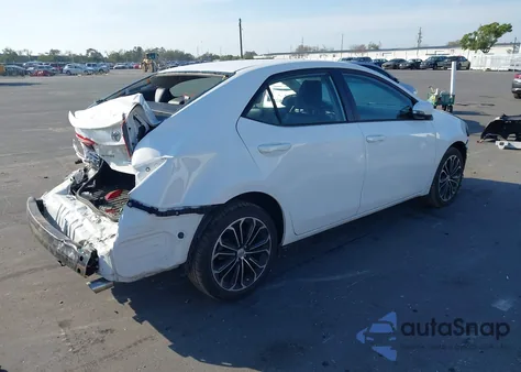 2015 Toyota Corolla S Plus из США, поврежденный, VIN 2T1BURHE0FC455169